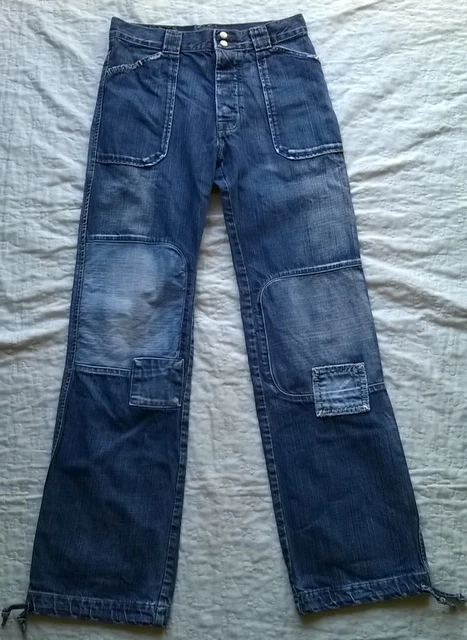 H LANDERS PANTALON pour homme Jeans patchwork taille 36 EUR 15