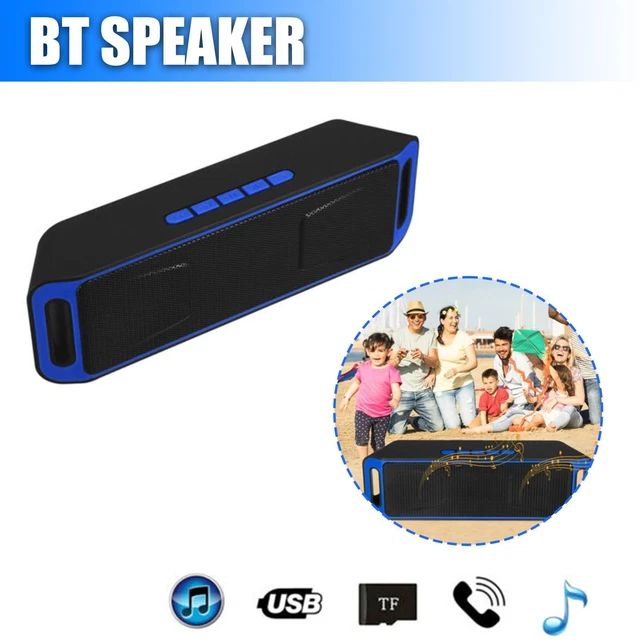 Wireless LOUD Bluetooth Speaker Waterproof Outdoor Stereo USB/TF/FM Bass T1T1