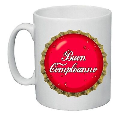 Tazza Mug 8x10 Scritta Ti Voglio Bene Idea Regalo Uomo Donna Cuore Rosso 
