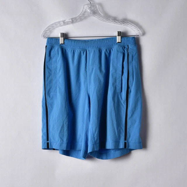 Lululemon Pace Breaker Shorts Blue Lined Training Running Mens Medium