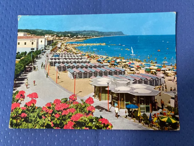 Cartolina Riviera Adriatica (Fano) Viaggiata