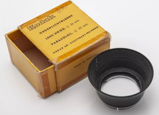 Kodak Gegenlichtblende Sonnenblende Blende 32mm 32 mm Schwarz aus Kunststoff