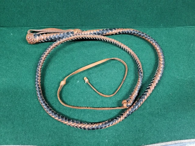 Fouet de course de chevaux tressé en cuir antidérapant pour l'extérieur, cultures d'équitation, nouveau  18