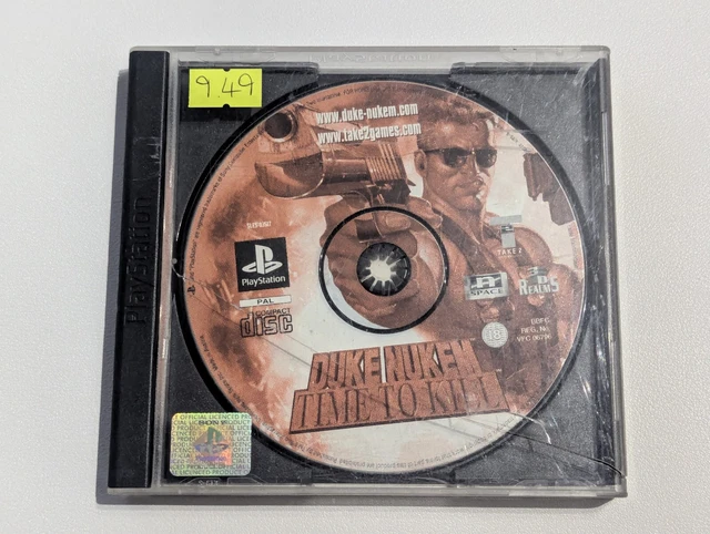 Duke Nukem: Time To Kill Sur PS1 - PAL, Complet (sans Notice), Bon état