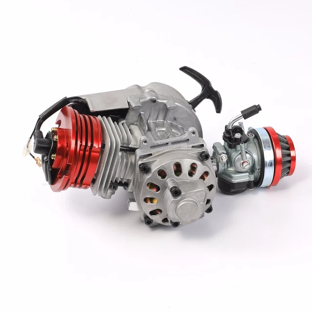 BIG BORE 49CC 50cc Engine Motor Kit 2 Stroke For Mini Pocket Dirt Bike