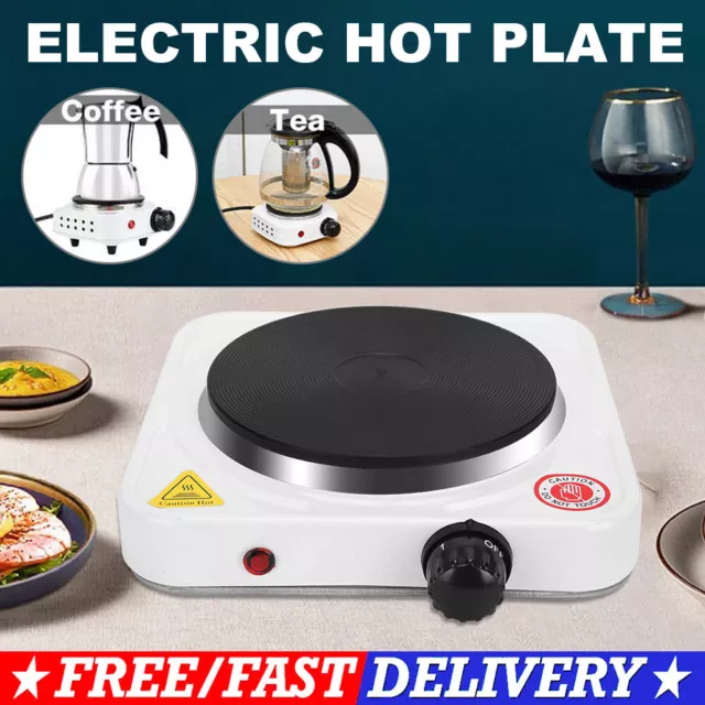 1500W Portable Single Electric Hot Plate Indoor Kitchen Stove Burner W/AU Plug