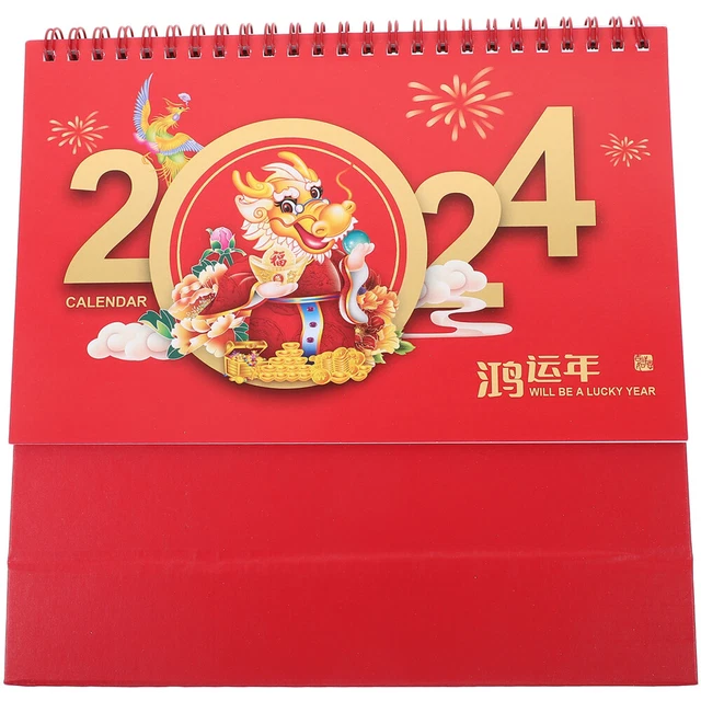 TABLE CALENDAR 2024 Decorative Desk Calendar 2024 Tabletop Calendar