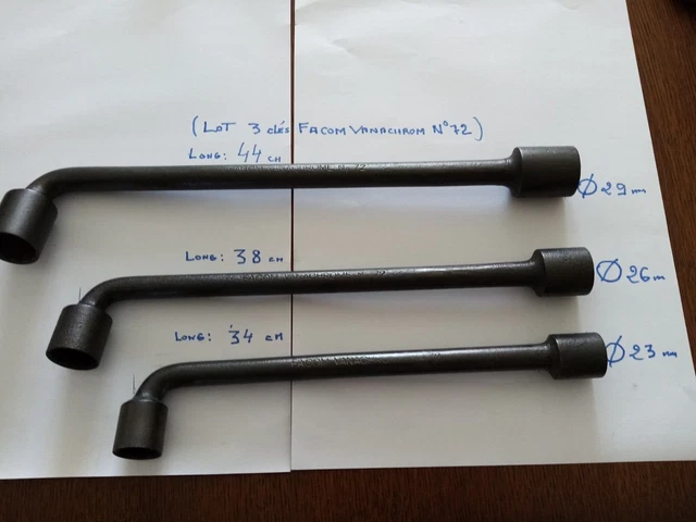 Clé à pipe débouchée forgée 12 pans x 6 pans 32mm Facom | 76.32