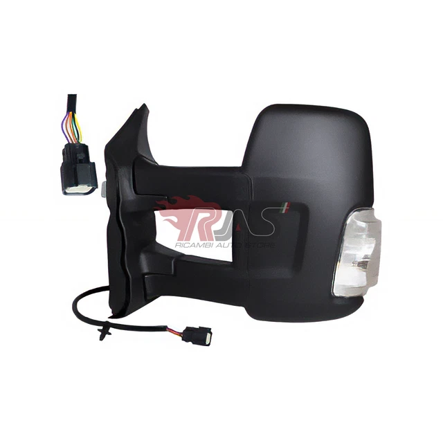 Rétroviseur Gauche Chauffant électrique Pour Fiat Freemont - Côté Conducteur, Coque à Peindre, 5 Broches - Référence K1CE351XRAD