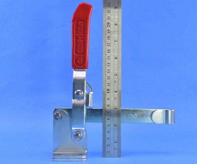 1000 Lbs Kakuta S/FB/SH Vertical Handle Clamp 5/8” Spindles AHV750
