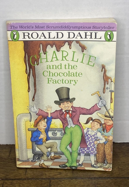 VINTAGE ROALD DAHL Charlie And The Chocolate Factory Paperback Book ...