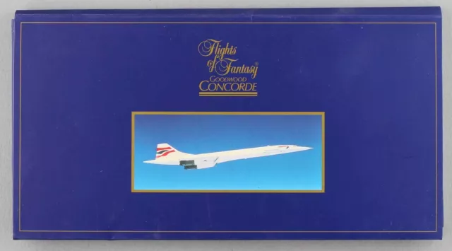 Concorde Vintage Airline Ticket Wallet Goodwood Flights Of Fantasy Supersonic 1