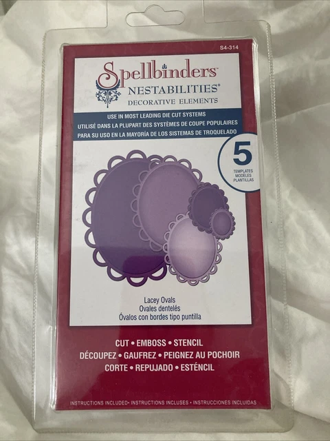 Spellbinders S5-195 Nestabilities Whirl About Die Templates - Set Of 6 Circular Cutting & Embossing Dies