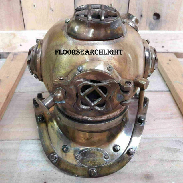 ANCIEN DE BOSTON Mark V Divers Plongée Casque Américain Marine Cadeau