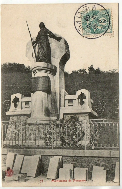 FONTENOY SUR MOSELLE - Meurthe et moselle - CPA 54 - Monument aux morts 1870  8