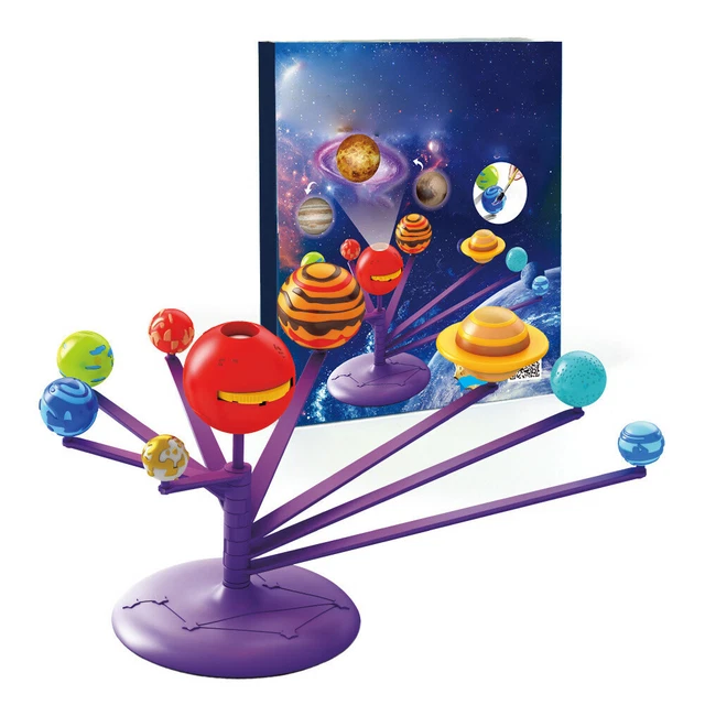 SOLAR SYSTEM PLANETARIUM Projector Astronomy Model Kit with 8 Planets ...