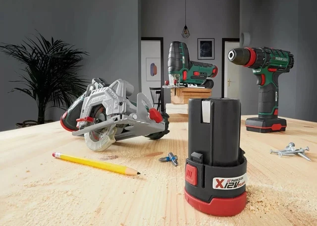 PARKSIDE® BATTERIE 12 V pour les appareils De la Serie X12VTEAM Sous