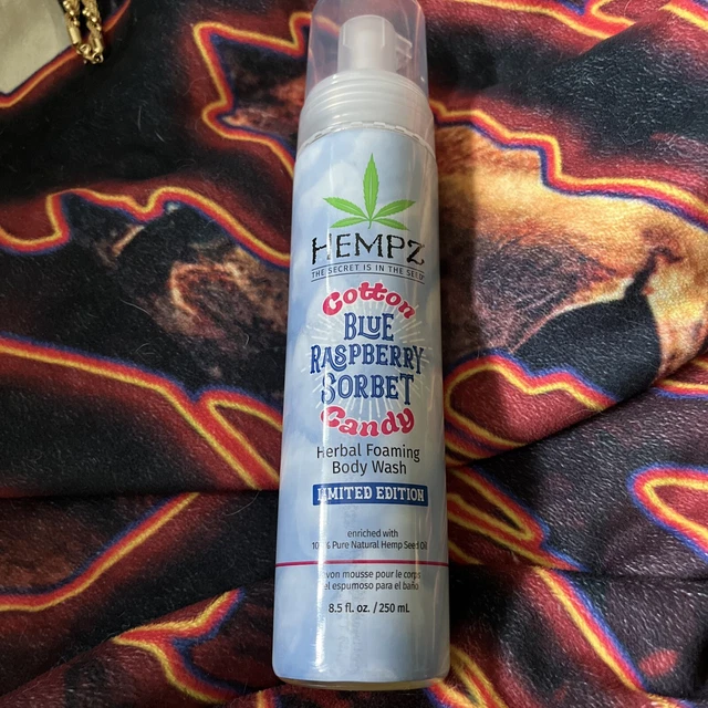 Hempz Cotton Candy Blue Raspberry Sorbet Foaming Body Wash