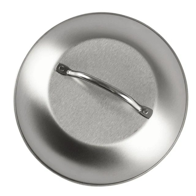 Set 3 Campane Grill In Acciaio Inox – Copertura Antispruzzo Rotonda Per Bistecca, Hamburger E Verdure – 22x22x3.8cm