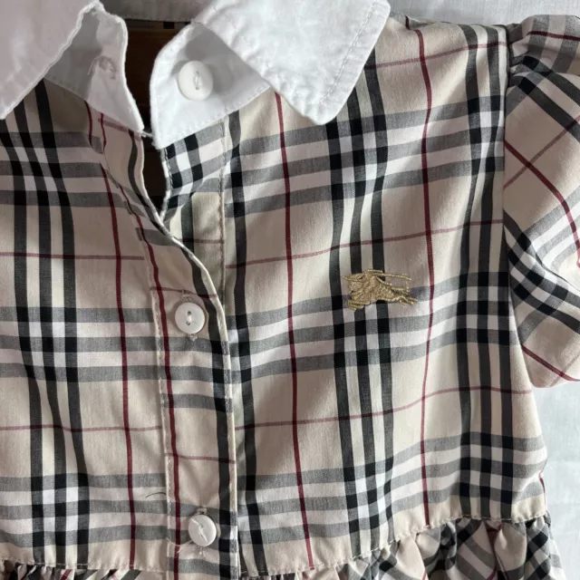 Burberry Girls Dress Check. Size 4 Toddler Great Condition 2