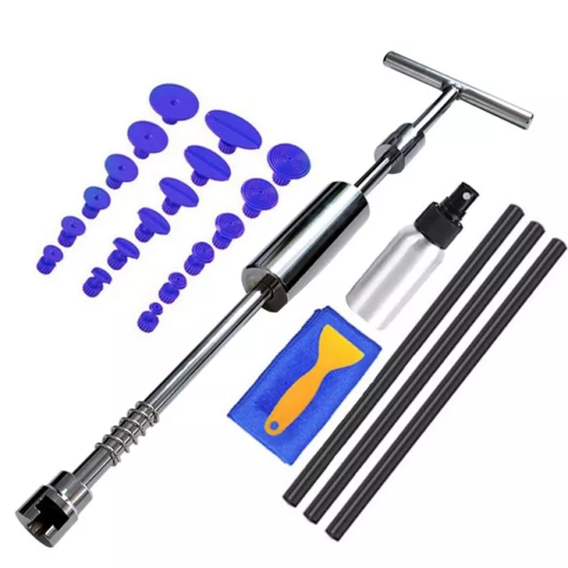 Car Body Paintless Dent Puller Repair T-Bar Slide Hammer Dent Removal Tool Kits