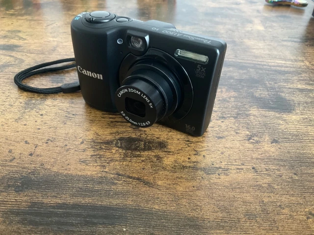 Canon Powershot A1300 16.0MP Compact Digital Camera - Black
