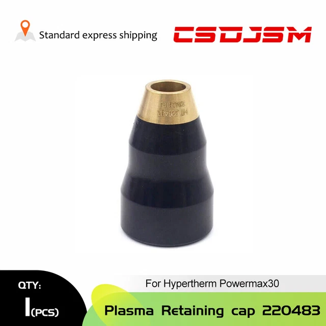 1pcs 220483 Plasma Cutter Retaining cap Fo Hypertherm Powermax30 Plasma Torch