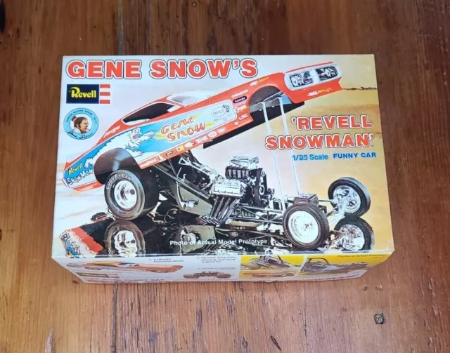 VTG~Orig~REVELL 1/25~GENE SNOW'S REVELL SNOWMAN~ FUNNY~Model CAR KIT~1973