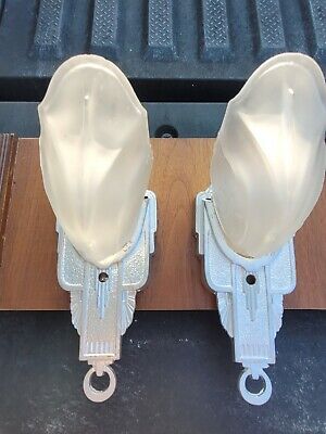 Art Deco Wall Sconces With Slip Shades