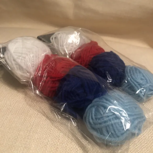 knitting crochet yarn bundle job lot 2 x sets