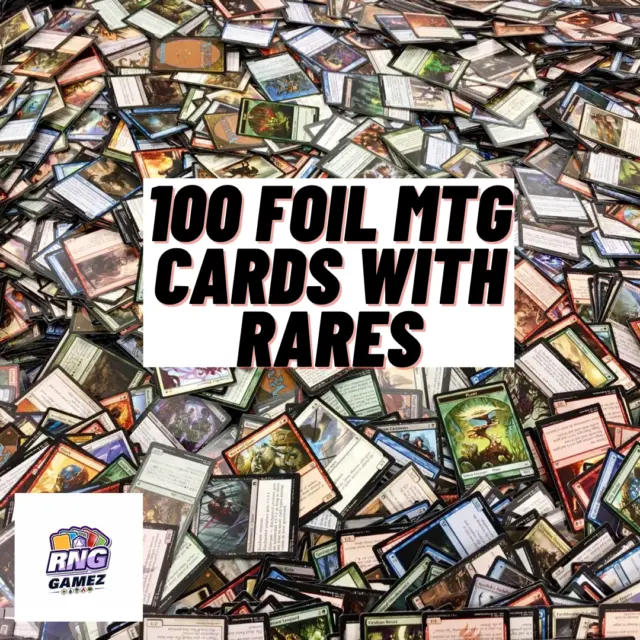 100 FOIL Magic the Gathering Cards lot Instant Collection MTG ALL FOILS W/Rares