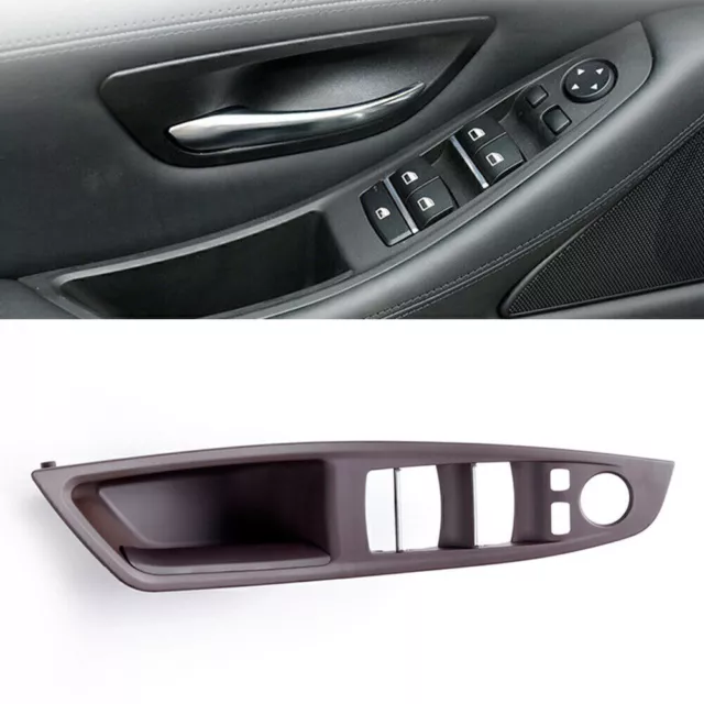 Inner Door Front Left Panel Handle Pull Trim Cover For BMW 5 Series F10 F11 F18