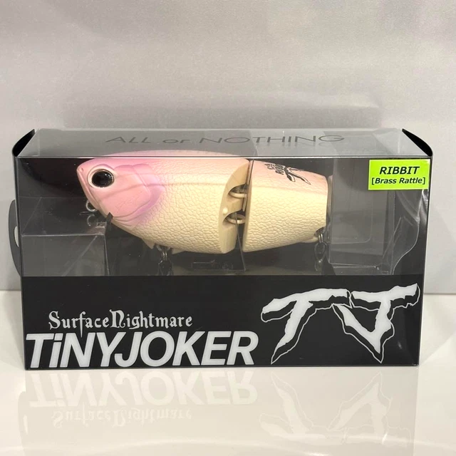 Leurre De Pêche DRT TiNY Joker Topwater, Couleur Perche Tule Bone, 1.5oz, Made In Japan