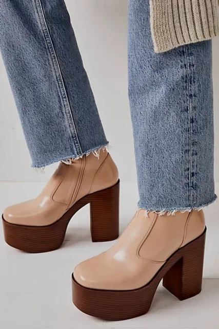 New Free People Jeffrey Campbell Arcadie Platform Boots Size 10 MSRP: $179