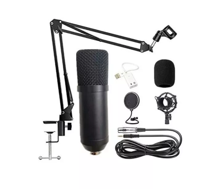 Condenser Microphone Kit,Condenser PC Microphone BM-700 with Shock Mount for...