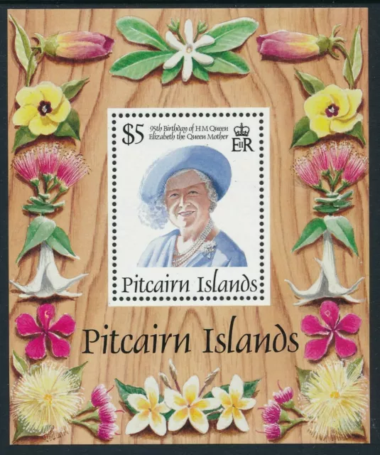 Pitcairn Islands 1995 - Queen Mother 95th Birthday - Miniature Sheet - MNH