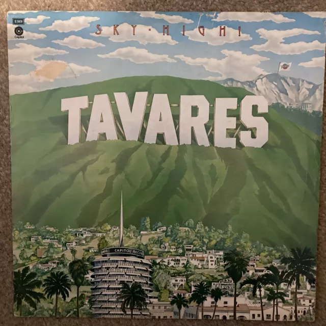 TAVARES - Sky High  12" Inch Vinyl LP Album Record E-ST 11533  1976