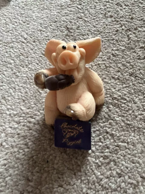 Pigging Pig Collectable Piggin' Chocoholic by David Corbridge 2000 Pig Ornament