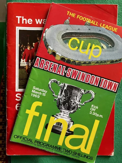 Swindon Town F. C. 1969 League Cup Programme / The Way to Wembley Swindon Style.