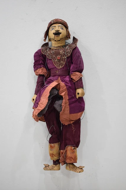 Puppet Marionette Wood Doll Performance Puppet Burmese Puppet Folk Art