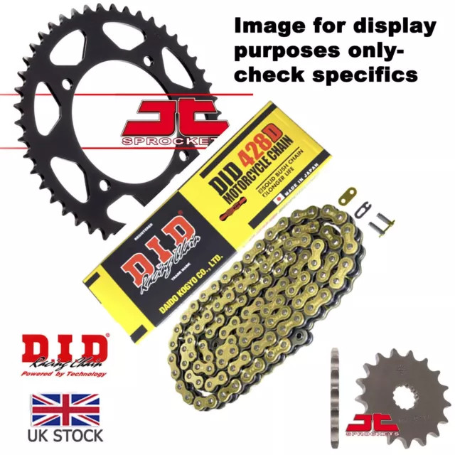 DID Gold Chain Sprocket Kit JTF1264.15 / JTR1221.45 428/122 links