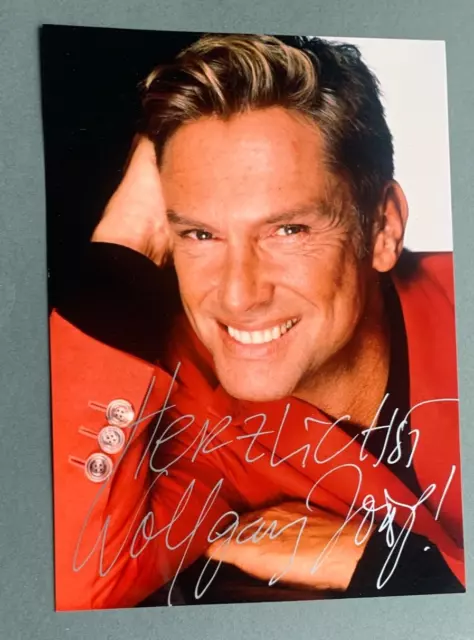 WOLFGANG JOOP 'deutscher Modedesigner' signed Foto 13x18 Autogramm