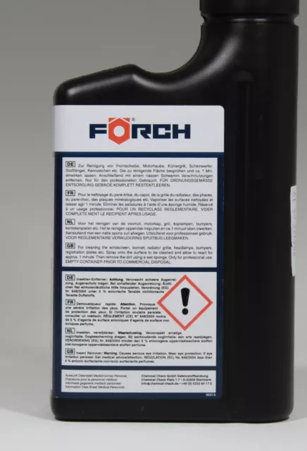 Förch Insekten-Entferner 500ml Sprühflasche Vogelkot-entferner Insektenlöser 2