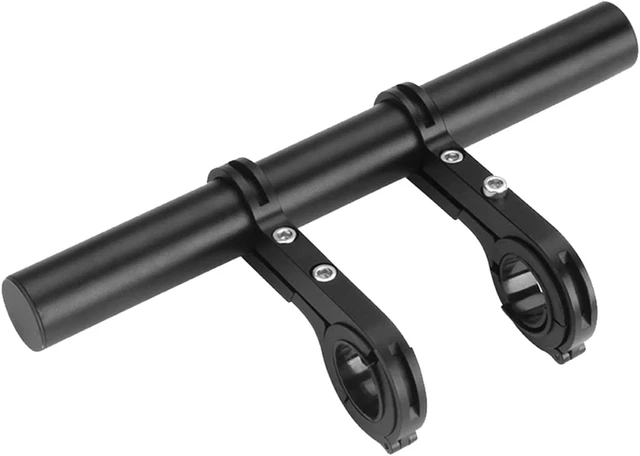 Extension De Guidon Vélo DEANKEJI 30cm - Support Alu Noir Pour Smartphone, Lampe, GPS - Antidérapant