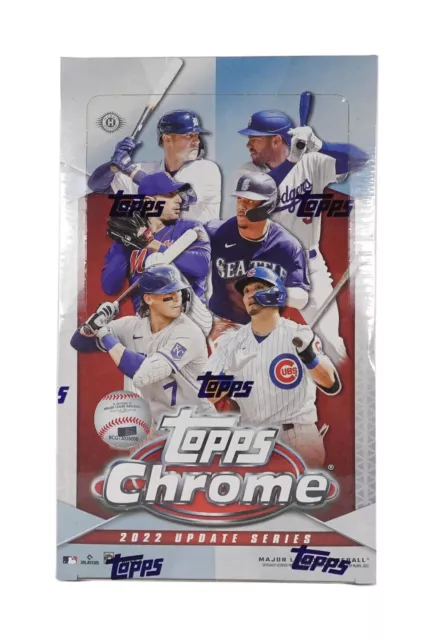 2022 TOPPS CHROME Update Series Baseball Hobby Box Sealed 24 Packs $0. ...