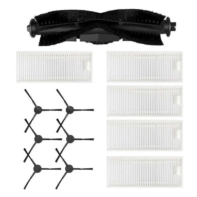 Ensemble fiable de filtres latéraux brosse principale pour aspirateur robot Vis