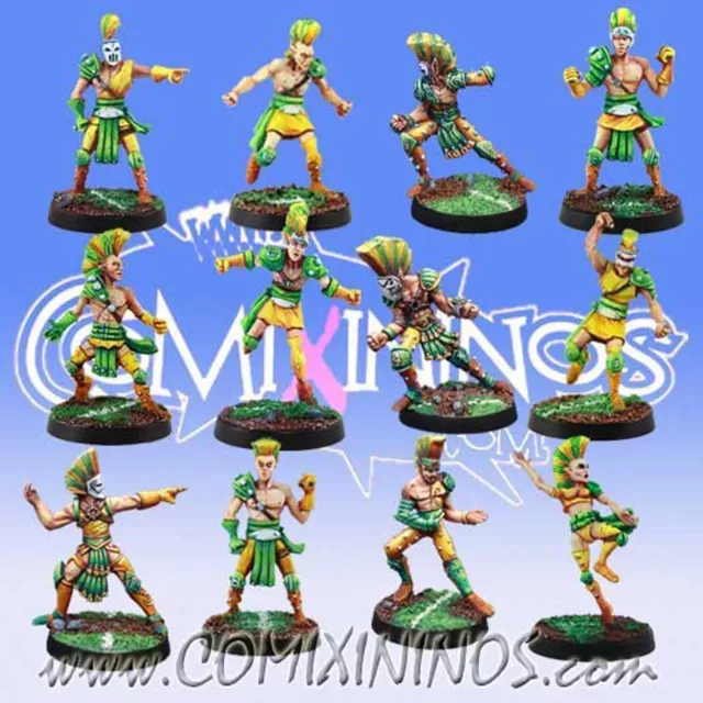 Fantasy Football - WOOD ELF TEAM 12 Players for Blood Bowl - Meiko Miniatures