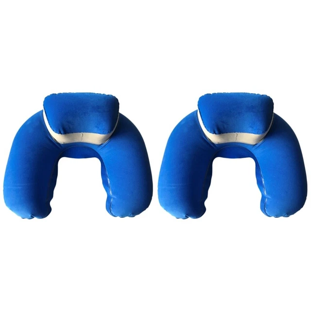 2 Pieces U-shape Pillow Outdoor Travel Camp Pillow Pilow Ultralight Neck Pillow