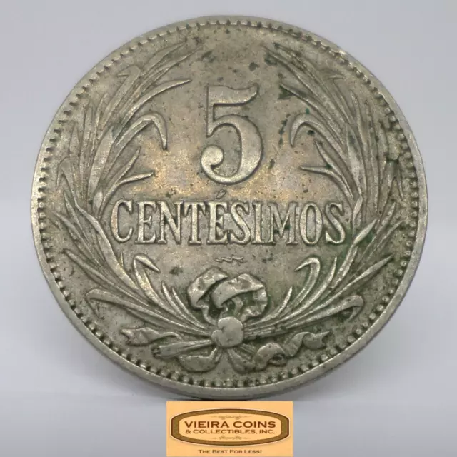 1924 Uruguay 5 Centesimos - #C29210NQ