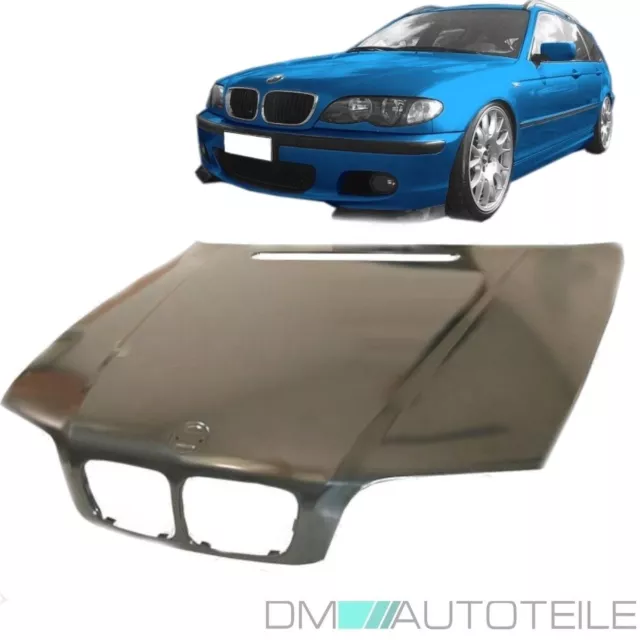 VERZINKT Motorhaube Haube Stahl passt für BMW 3er E46 Limousine Touring Facelift